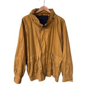 Vintage Burberrys Harrington Jacket in Mustard Yellow 54R Mens